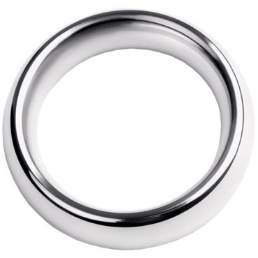3287 Toyfa Metal Кольцо на пенис 4,5 см, серебристое. Эрекционное из металла
