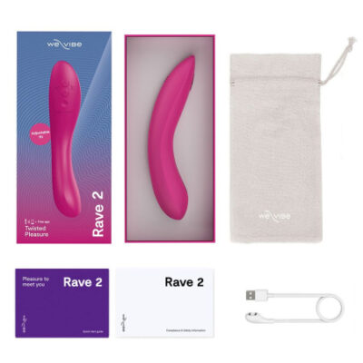 3689 We-Vibe Rave 2, фуксия. Интерактивный вибромассажер для точки G