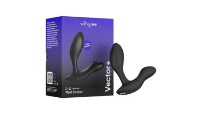 3610 We-Vibe Vector+, черный. Стимулятор простаты с дистанционныи управлением