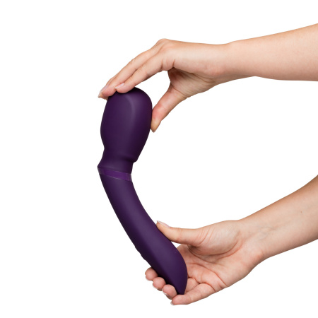 3749 We-Vibe Wand 2, фиолетовый. Универсальный вибратор-wand для двоих — изображение 2
