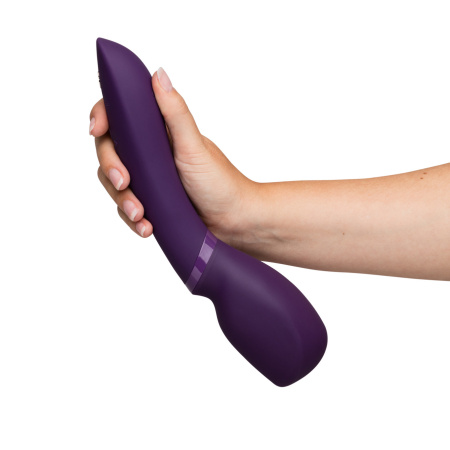 3749 We-Vibe Wand 2, фиолетовый. Универсальный вибратор-wand для двоих — изображение 3