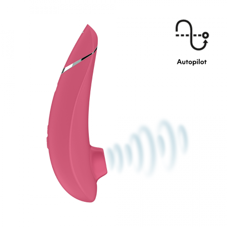 3502 Womanizer Premium 2, розовый. Бесконтактный клиторальный стимулятор — изображение 3
