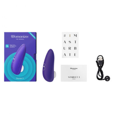 3503 Womanizer Starlet 3, индиго. Бесконтактный клиторальный стимулятор