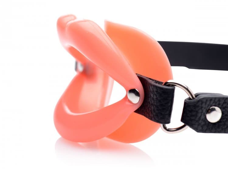 3528 XR Brands Master Series Sissy Mouth Gag, красный. Кляп в форме рта — изображение 2