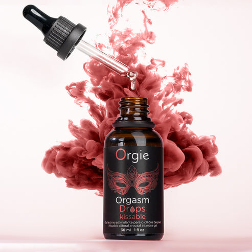 3579-2 Orgie Orgasm Drops Kissable, 30 мл Возбуждающий съедобный гель для клитора