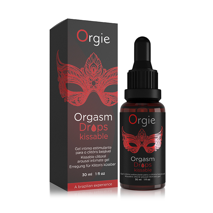 3579-2 Orgie Orgasm Drops Kissable, 30 мл Возбуждающий съедобный гель для клитора — изображение 2
