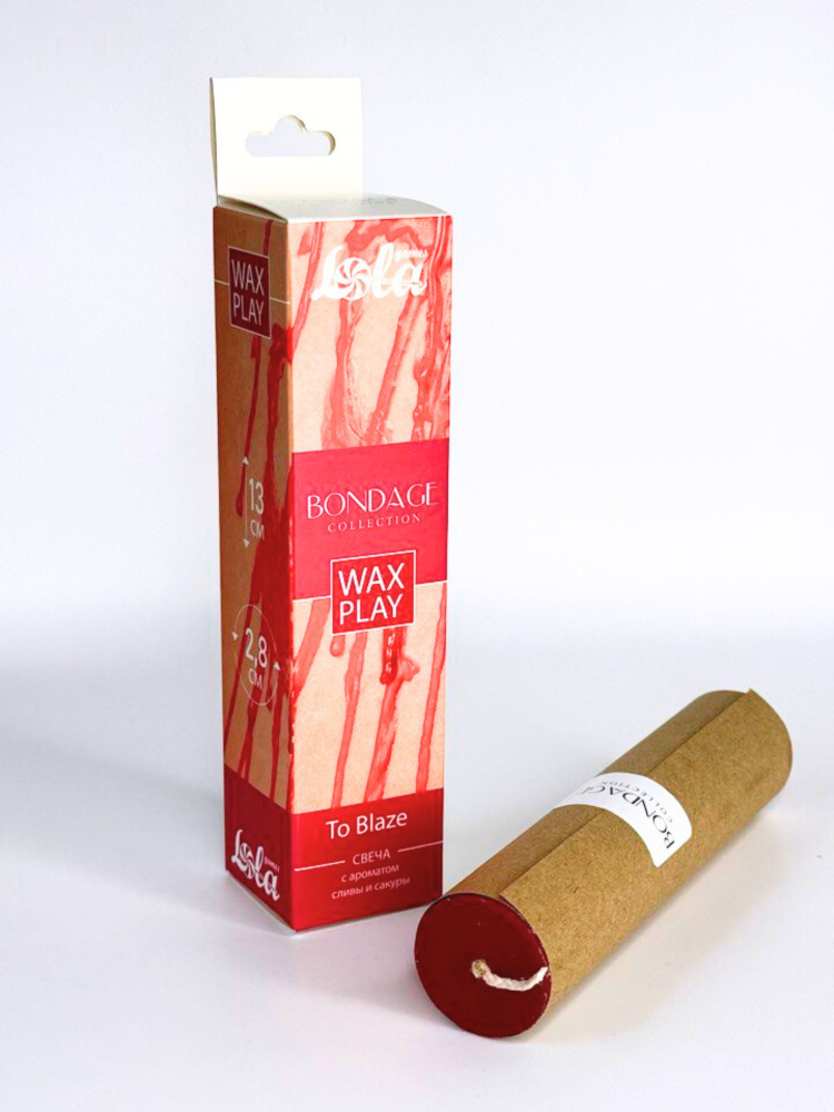 3618-01 Lola Games Wax Play Bondage To Blaze 1шт для БДСМ практик — изображение 3