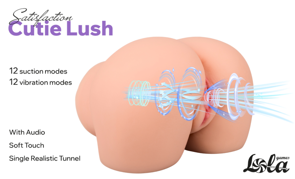 2109-01 Lola Games Cutie Lush Мастурбатор с вибрацией и всасыванием — изображение 2